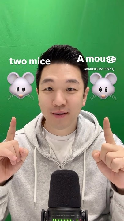 mice vs mouses 🐭 - YouTube