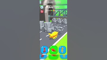 Level 1383 2025 Shape shifting game very cool and gnarly hyper casual game #shapeshifting #shorts.