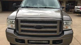2005 Ford Excursion Limited, V10. Start up walkaround.