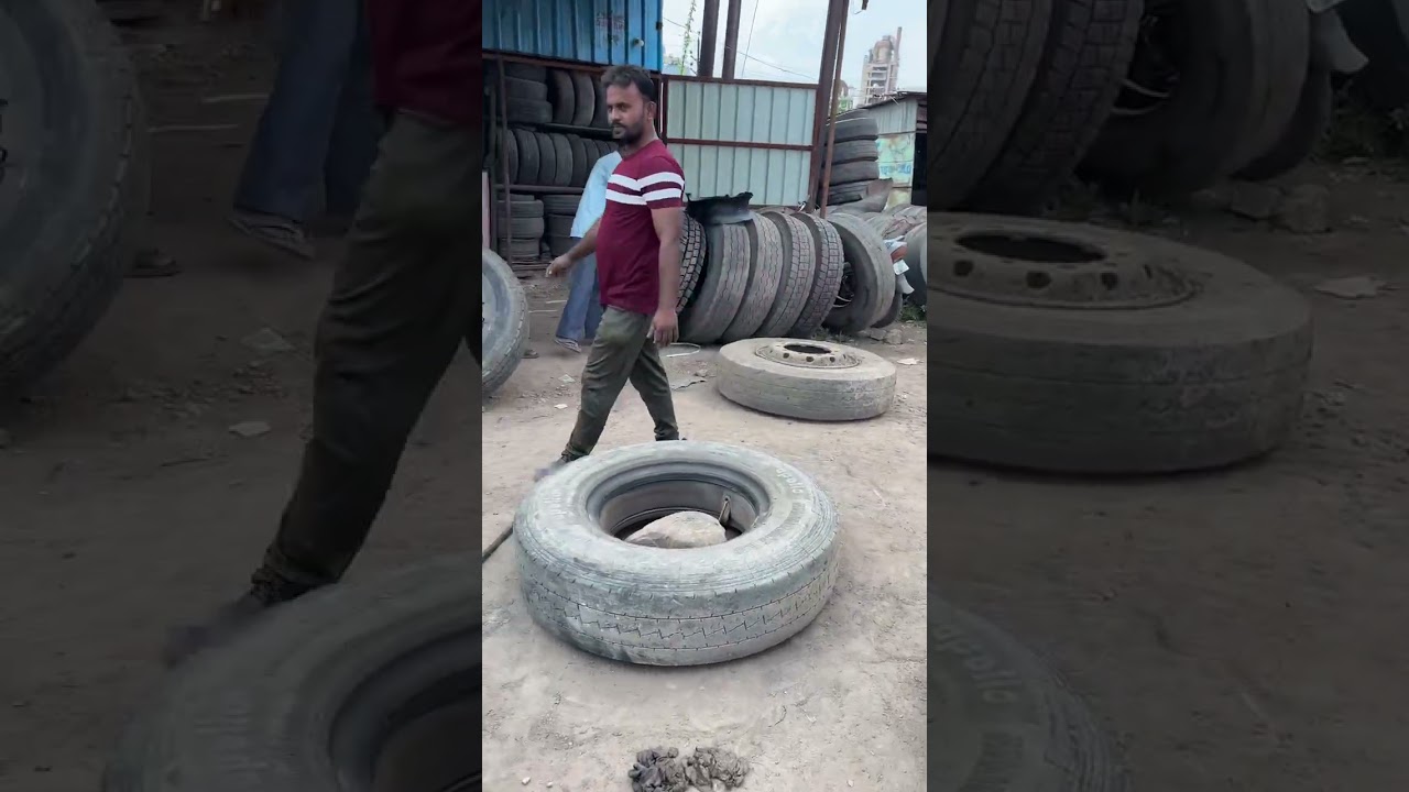 Tyre work from India Damoh MP