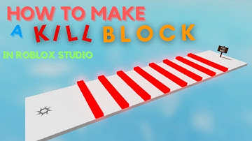 How to Make a Kill Block | Roblox Studio Tutorial