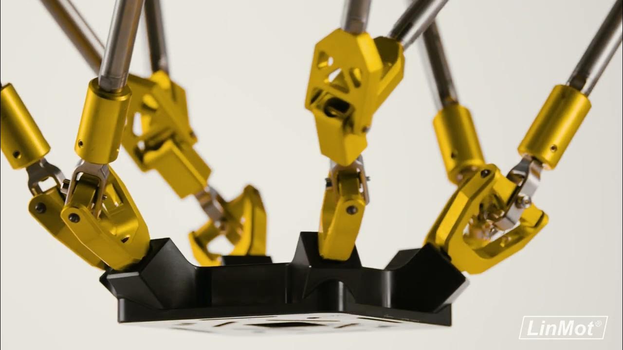 Delta Linear Motion Pick and Place Robot LinMot USA YouTube