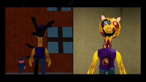 Comparing piggy TROI customs Giraffy (?) with piggy TROIbot concepts Giraffy (?)