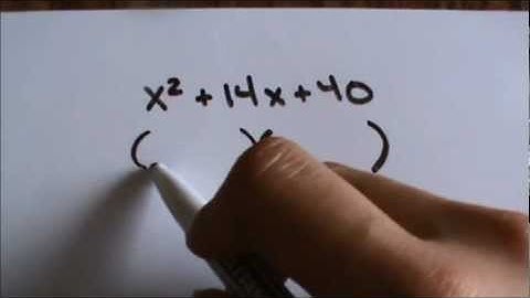 5 7 Factoring x2+bx+c