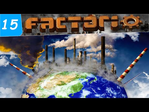 Видео: Factorio 1.0 Как бороться с загрязнением ? Модули эффективности в фактории ! #15