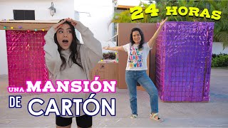 24 HORAS EN UNA MANSION DE CARTON | AnaNANA TOYS