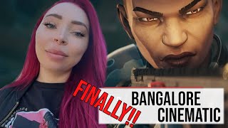 I CANT BELIEVE BANGALORE HAS A CINEMATIC!  | Gridiron Reaction- Apex Legends