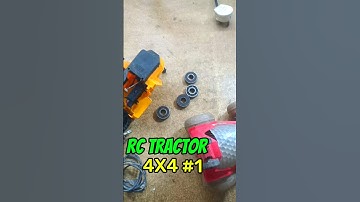 RC TRACTOR IN 4X4 Make a tractor low price #1 #experiment #tractor #4x4 #rc #electronic #motor