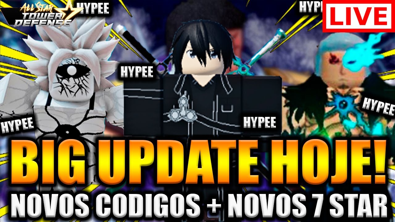 14 MEGA CÓDIGOS COM 10.000+ GEMAS NO NOVO UPDATE *NOVEMBRO 2022* DO ALL  STAR TOWER DEFENSE - ROBLOX 