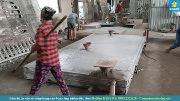 Cận Cảnh Công Nghệ Đúc Chân Không Cổng Nhôm Đúc Đẹp Tại Xưởng Sản Xuất