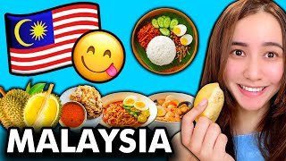 Eating Only MALAYSIAN FOOD for 24 HOURS!! 🇲🇾😋