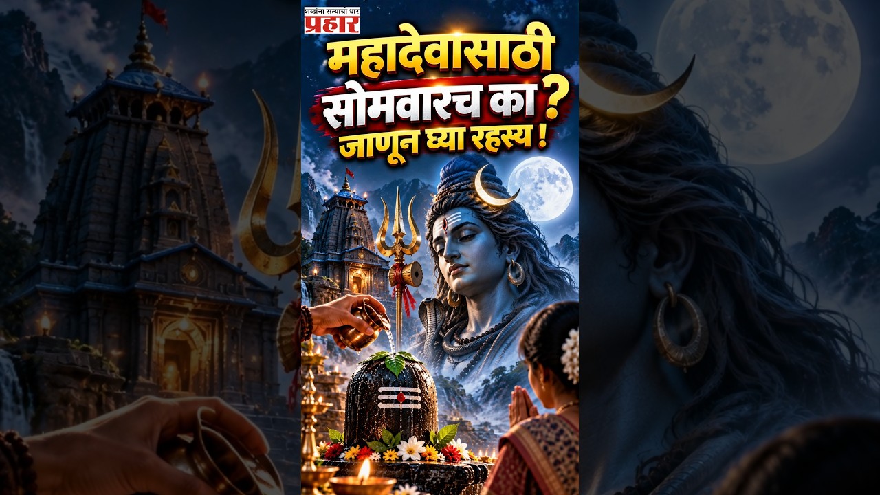 Why Monday? | महादेवासाठी सोमवारचा दिवस खास का ? जाणून घ्या पौराणिक रहस्य | Prahaarnewsline