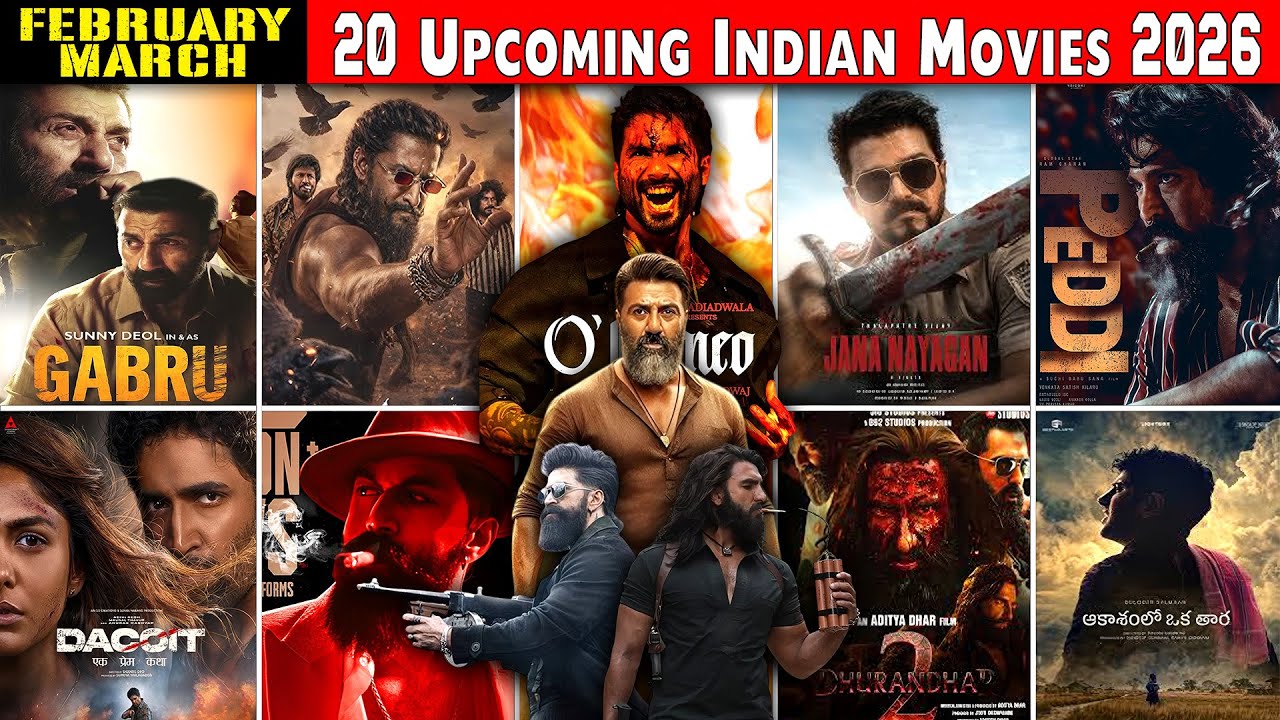 20 BIG Upcoming Indian Movies | Feb–March 2026 🔥 Bollywood & South ...