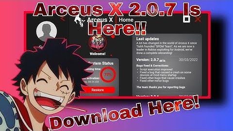 New Roblox Arceus X 2.0.7 Is Here!! | Mobile Exploit