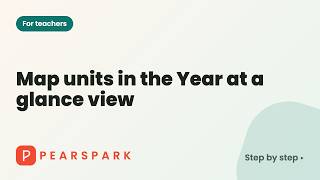 How to map units in the Year at a glance view | Pearspark how-to