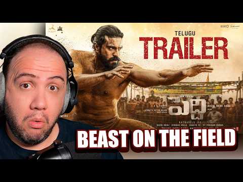 🇮🇳 Peddi Official Trailer (Telugu) | Ram Charan | Janhvi Kapoor | A R Rahman | Producer Reacts