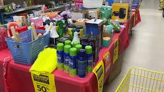 Dollar General Clearance Event May 10th ~ May 12th Visuals Lots of Laundry Clearance