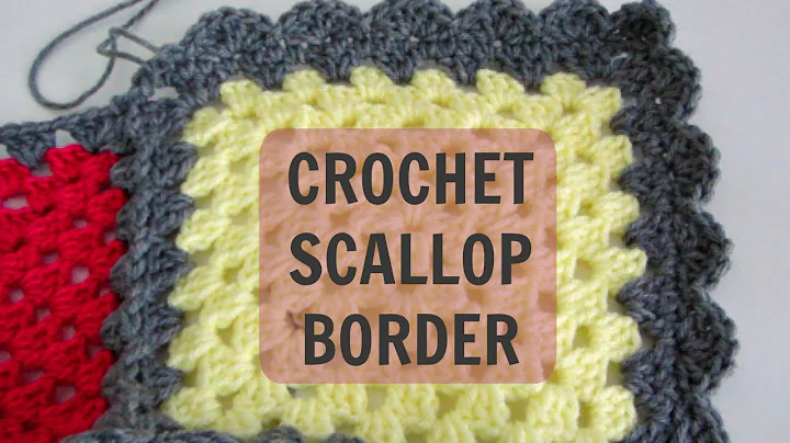 Learn to Crochet a Beautiful Scallop Border