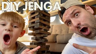 Diy Jenga Game - How To Make Your Own Set Of Giant Yard Blocks