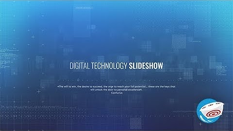 DIGITAL TECHNOLOGY SLIDESHOW ► [ AFTER EFFECTS TEMPLATES ]