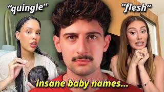 Influencers naming their babies