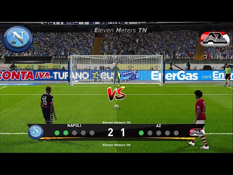 pes-2021---napoli-vs-az-alkmaar---penalty-shootout---uel