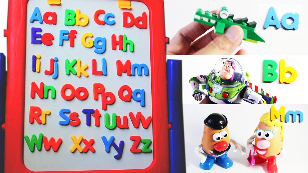 ABC song and Phonics with toys - YouTube