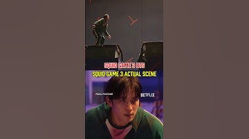 Squid Game Season 3 Jump Rope Behind The Scenes VS Actual Scene #shorts #squidgame #squidgame3