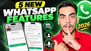 5 New WhatsApp Updates 2026 | 5 WhatsApp New Features 2026 | WhatsApp Upcoming Features