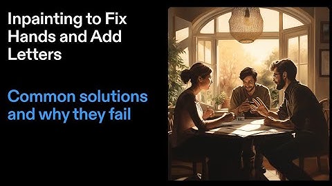 Midjourney Inpainting to Fix Hands and Add Letters