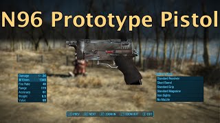 【Xbox One】Fallout 4 MOD「N96 Prototype Pistol」試し撃ち