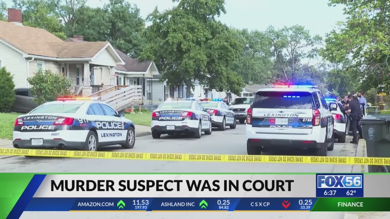 Man charged in deadly Lexington shooting appears in court - YouTube