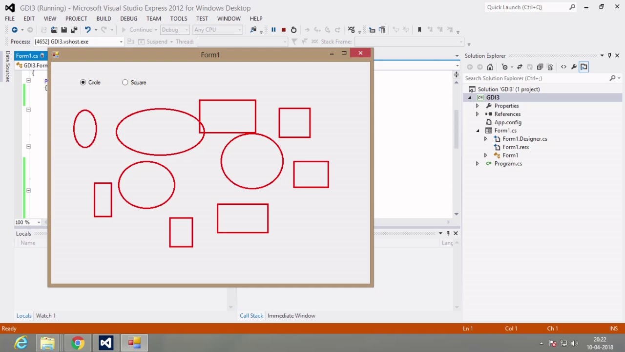 Рисовать в windows forms c