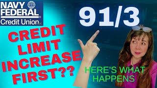 Información Navy Federal Credit Limit Increase: When & Why Should You Do it First #credit #nfcu #creditcard Noticias