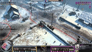 CoH2  - 1v1 - GREAT GAME - [US]VonAsten vs [OKW]Fortune