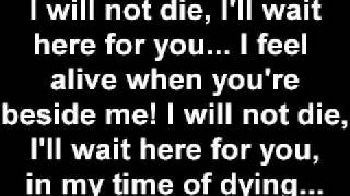 Three Days Grace - Time of Dying (lyrics) Resimi