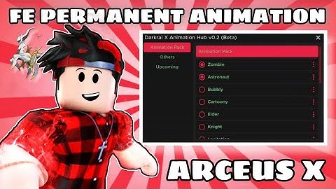 ARCEUS X FE PERMANENT ANIMATION HUB V0.2 SCRIPT SHOWCASE😱