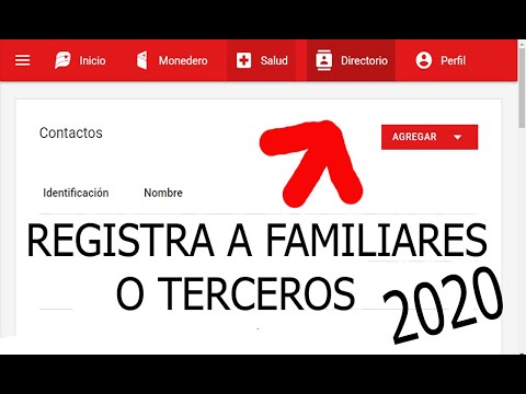 Video: Cómo Registrarse Con Un Familiar