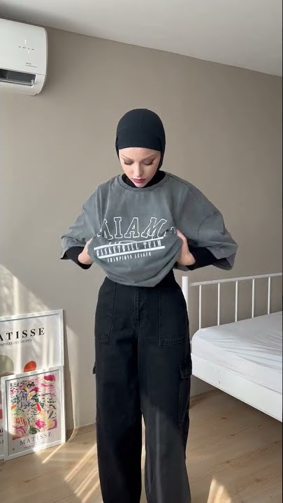 Bersiaplah dengan gaun gadis berhijab gaya Barat milikku