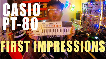 My First Casio Keyboard: The PT-80