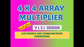 4 x 4 Array Multiplier [Square Term multiplier]