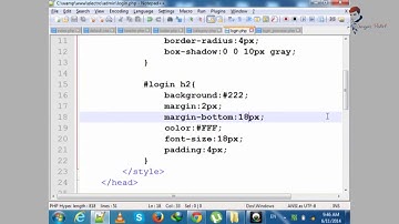 Admin Login | LogOut in PHP with Designing Gujarati