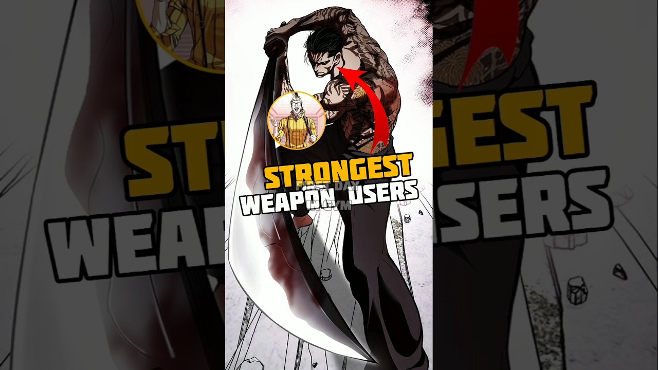 Strongest weapon users in lookism | ryukin senpai #manhwa #shorts