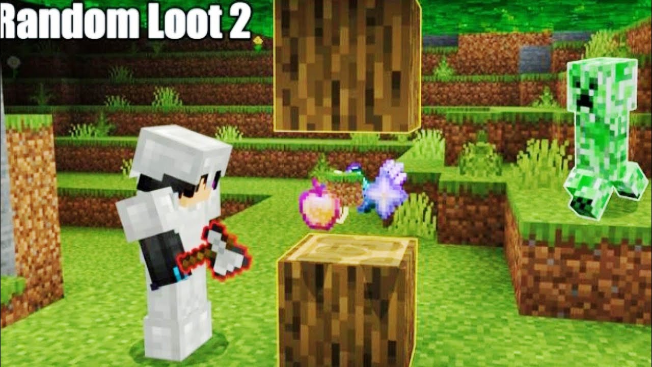 MINECRAFT BUT IF I BREAK ANY BLOCK 2 RANDOM ITEMS DROP - YouTube