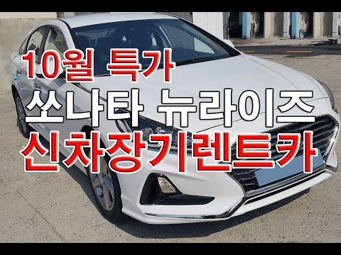 쏘나타 뉴라이즈  LPG  신차장기렌트카 10월 가격비교