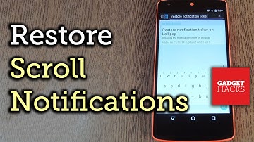 Ditch "Heads Up" & Restore Ticker Notifications on Android Lollipop [How-To]