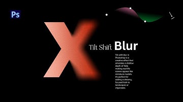 Tilt Shift Blur effect | Text Effect in Photoshop | easy tutorial for beginners | Photoshop tutorial