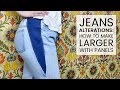 How to Make Jeans Bigger | Make Old Jeans Fit Again with this DIY Hack