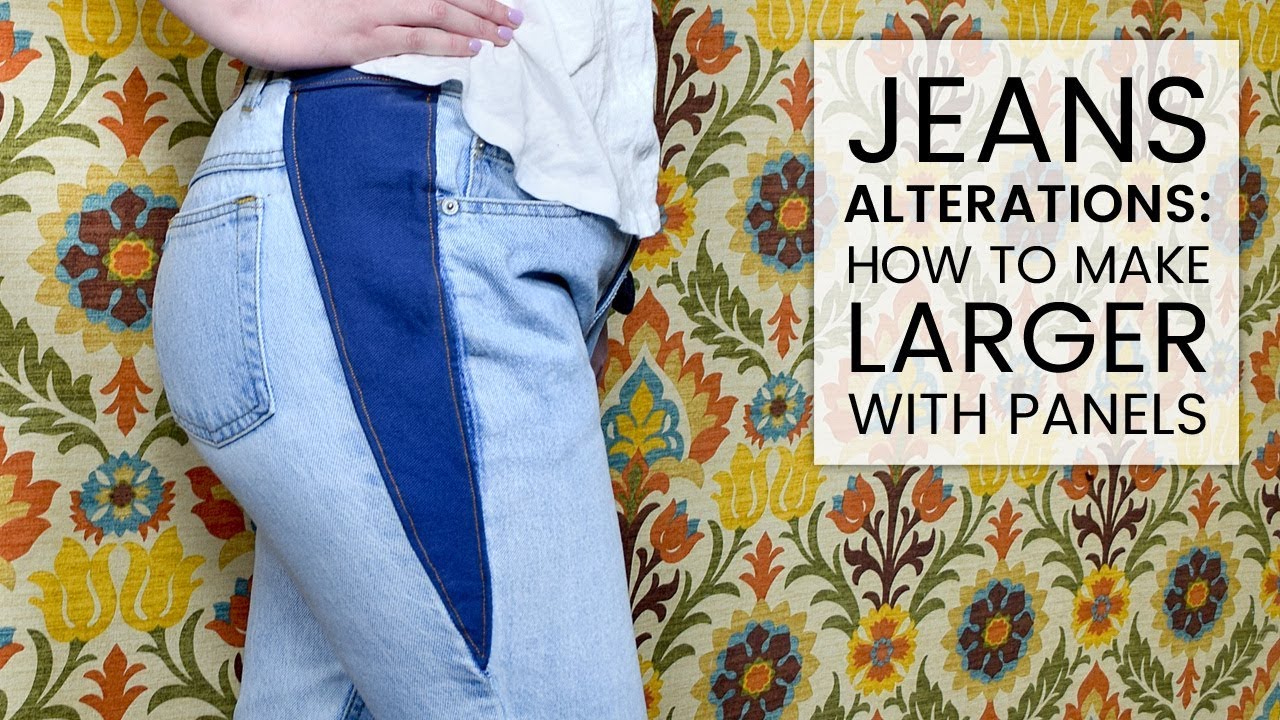 Reassure Dripping Hornet How to Make Jeans Bigger | Make Old Jeans Fit Again with this DIY Hack -  YouTube