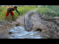 Top 2 Fishing In Dry Season 2021 - Smart Man Find Fish When Water Dry At Rice Field - tyriq 1256